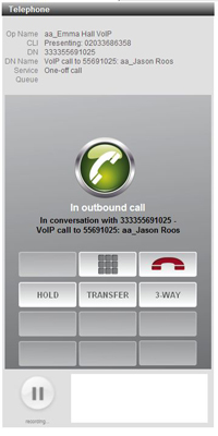 in call phone