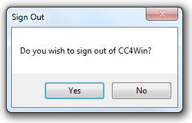 sign out 3