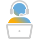 Cirrus yellow agent icon