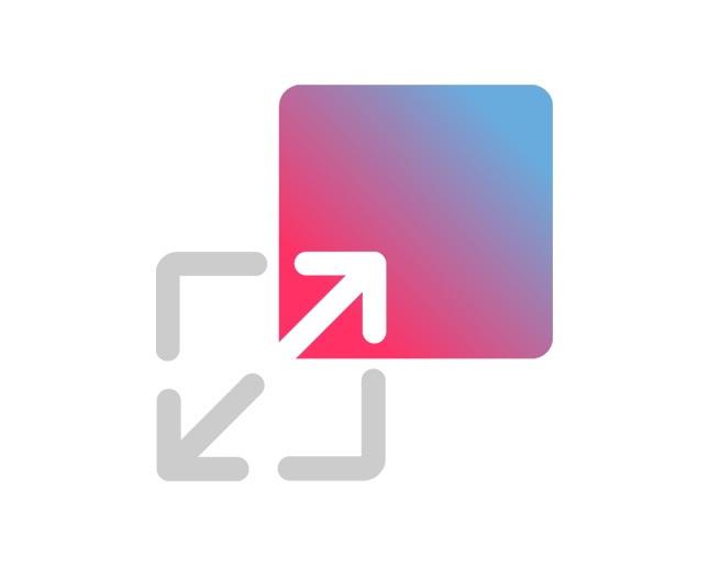 Cirrus pink scalability icon