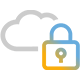 Cirrus yellow security icon